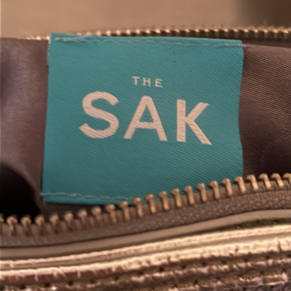 The Sak metallic knit shoulder bag purse - Picture 5 of 12